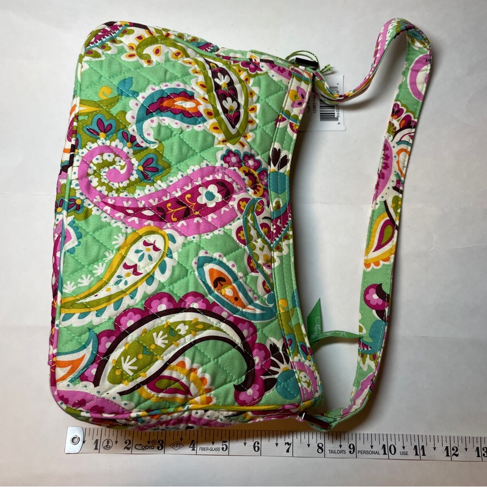 NWT Vera Bradley Tutti Frutti Glenna Satchel Bag Purse Retired, Floral, Lime - Picture 2 of 5